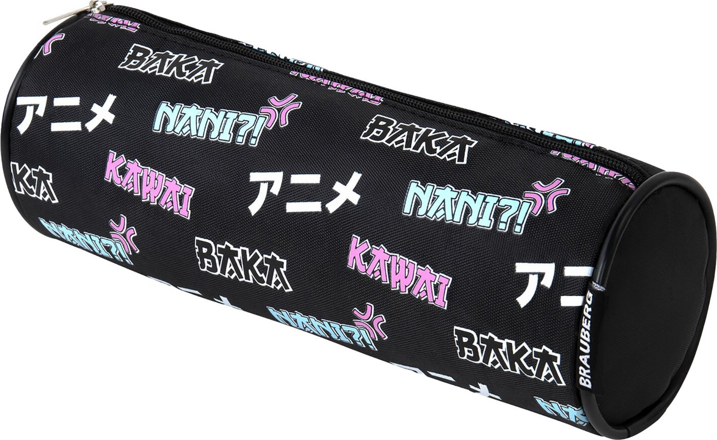 Пенал BRAUBERG Anime Slogan 272295 (черный)