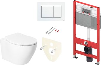 Унитаз подвесной Saniteco KW-99046 + TECE Kit 9400413