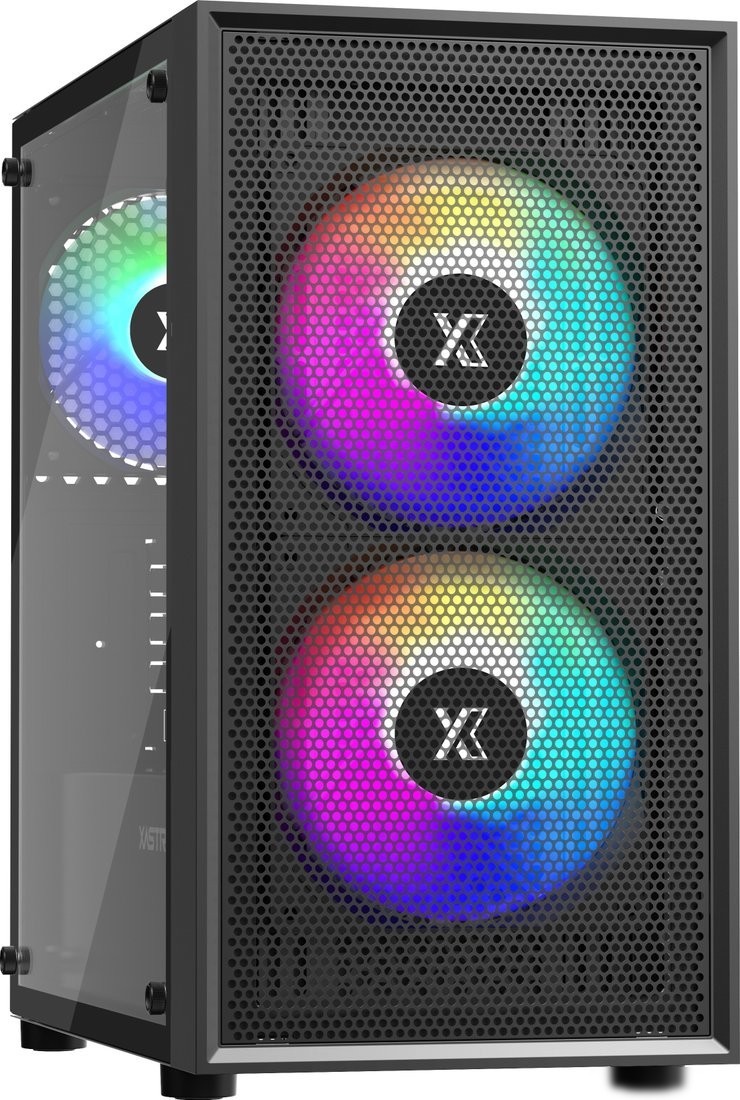 Корпус XASTRA A305M 3FRGB (черный)
