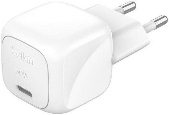 Сетевое зарядное Belkin WCA008KQ1MWH-B6 USB Type-С (белый)