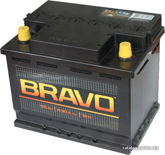 Автомобильный аккумулятор BRAVO 6CT-55 (55 А/ч)
