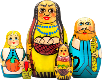 Развивающая игра Брестская Матрешка На День Благодарения (набор 5 шт)