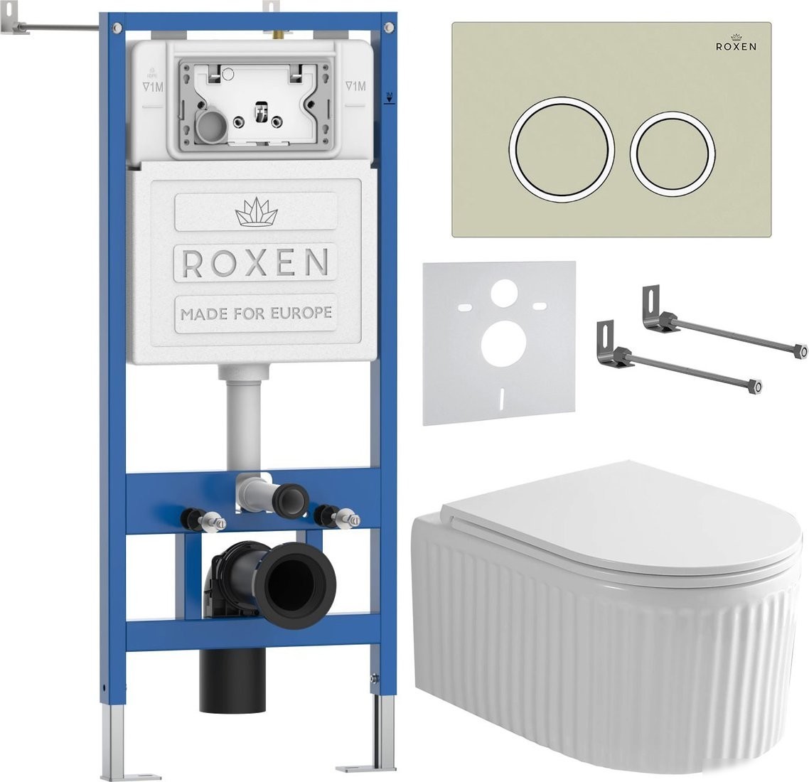 Унитаз подвесной Roxen StounFix Dual Fresh 968249