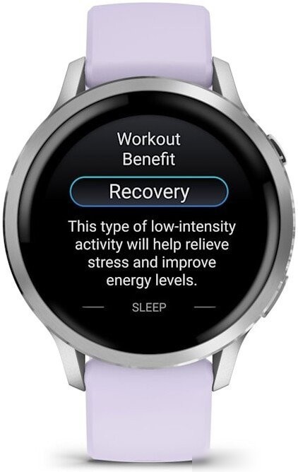 Умные часы Garmin Venu 4 41 мм (серебристый/сиреневый)