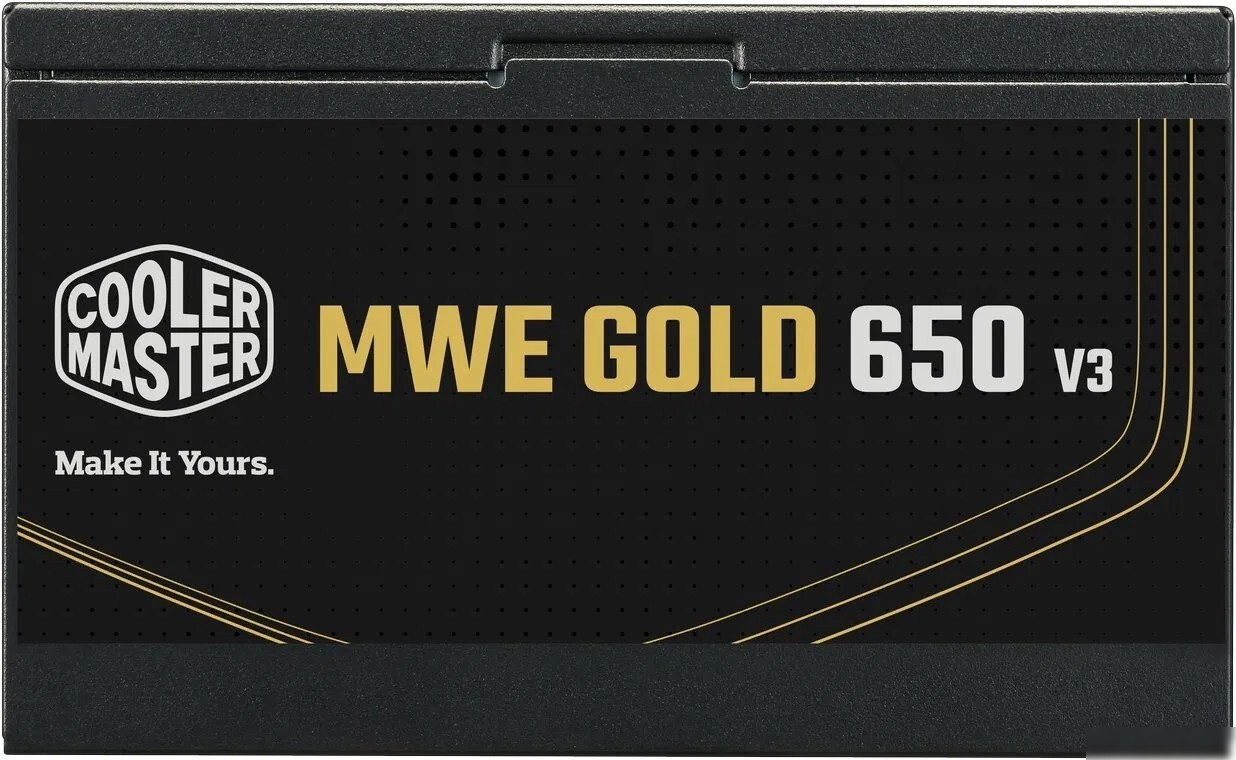 Блок питания Cooler Master MWE Gold 650 V3 ATX 3.1 Non-Modular MPE-6502-ACAAG-3BEU