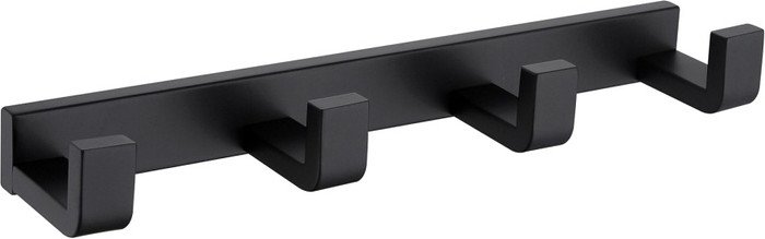 Планка с крючками Abber Westen AA1751B (черный матовый)