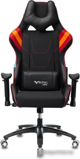Кресло Бюрократ Viking 4 Aero Red Edition (черный)