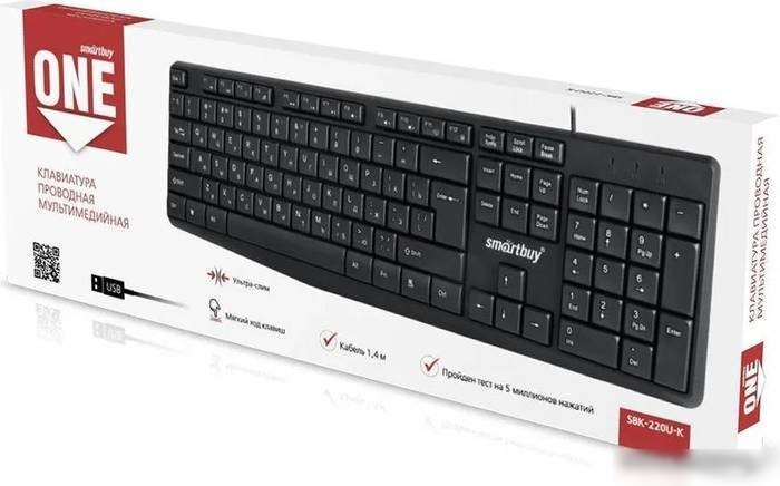 Клавиатура SmartBuy One 220 SBK-220U-K