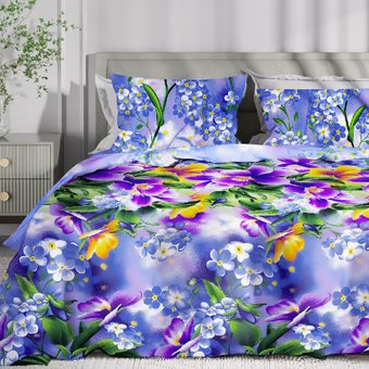 Евро комплект постельного белья Василиса Delight Евро 70x70 3925/1