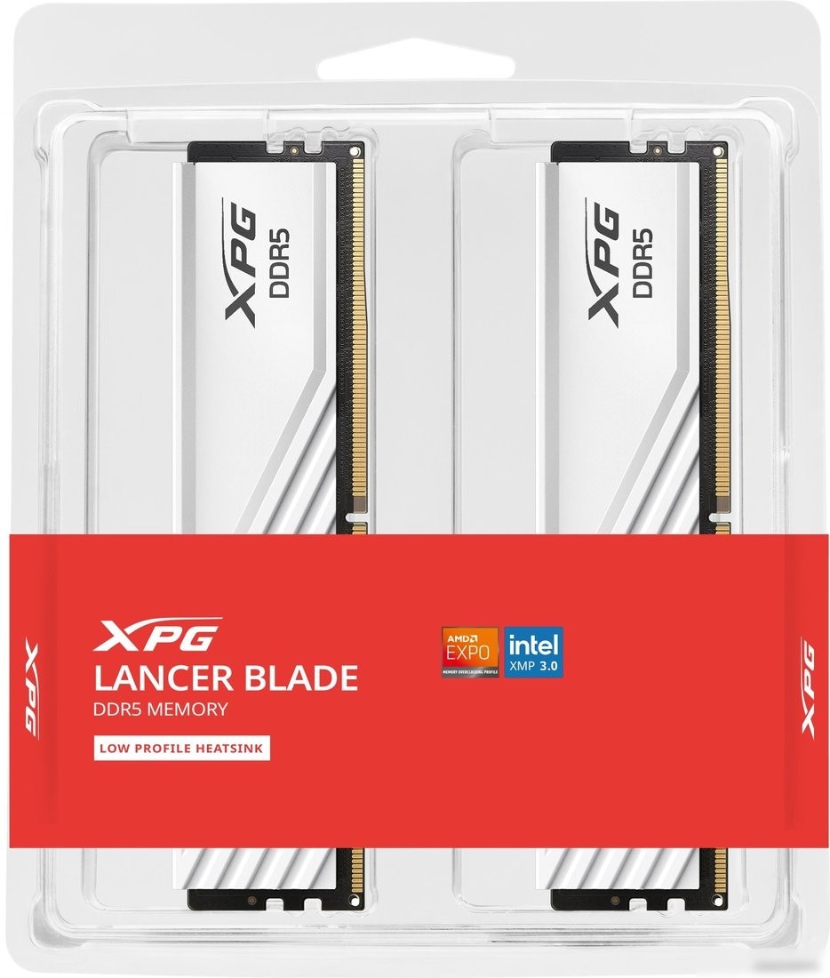 Оперативная память ADATA XPG Lancer Blade 2x8ГБ DDR5 5600 МГц AX5U5600C468G-DTLABWH