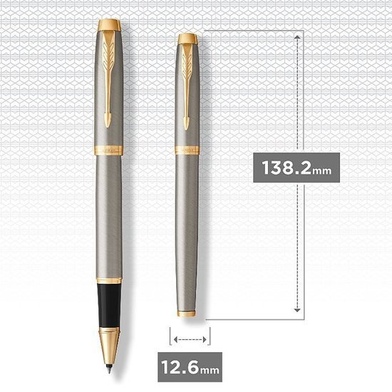 Ручка-роллер Parker IM Metal Core Brushed Metal GT 1931663