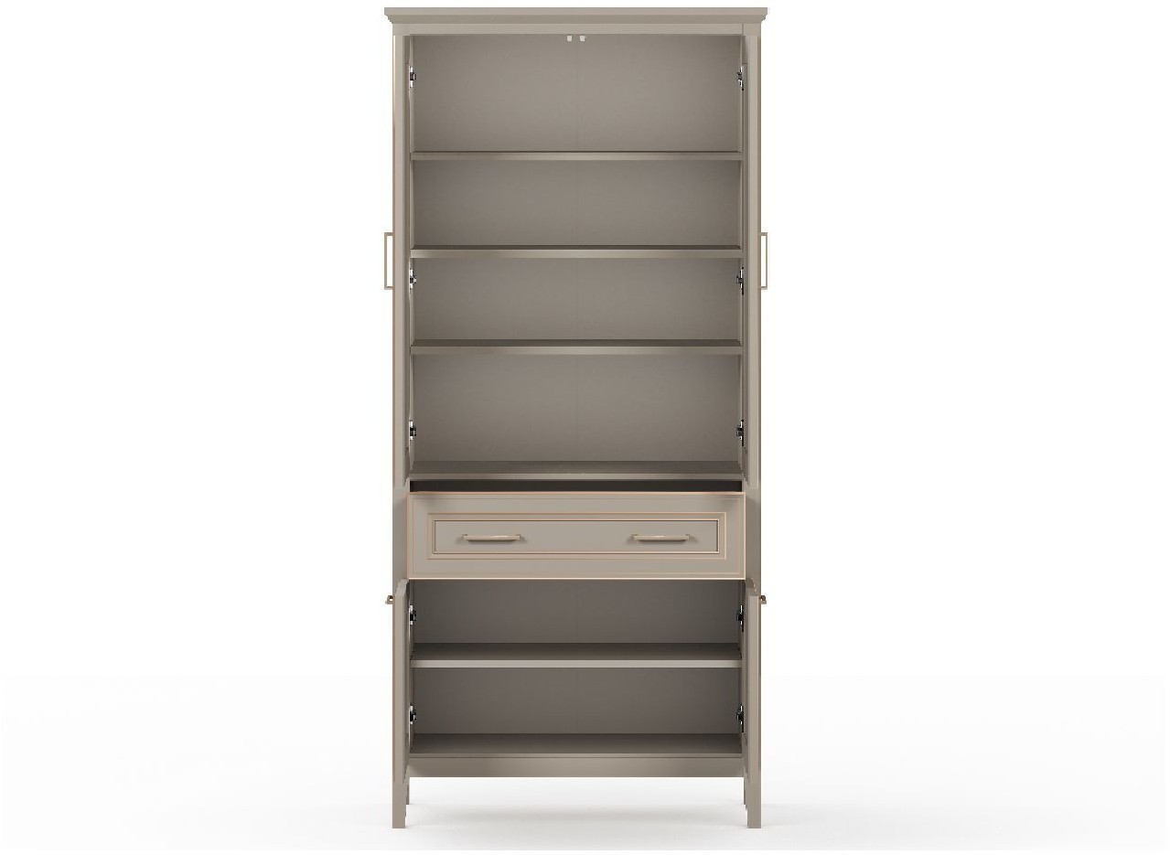 Шкаф распашной BRW Classic REG4D1S (глиняный серый)