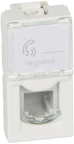 Розетка телефонная Legrand Mosaic 078730