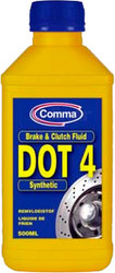 Тормозная жидкость Comma DOT4 0.5л