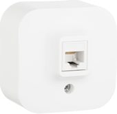 Розетка компьютерная Legrand Quteo 7 822 24 (белый)