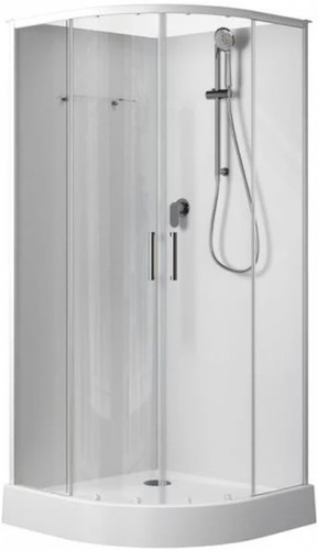Душевая кабина Aquanet Passion Evo R 100 (белый)