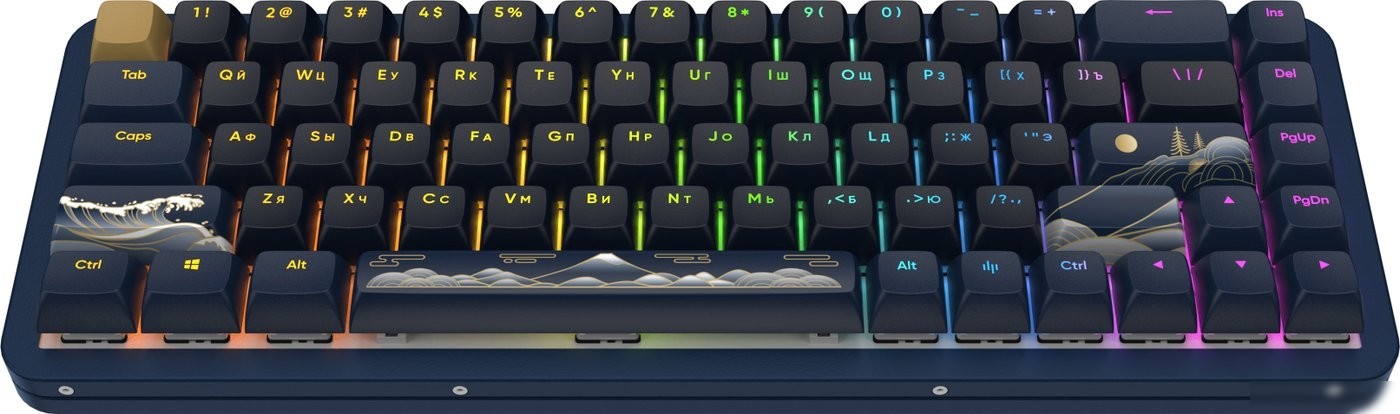 Клавиатура Red Square Alumix 68 Yotei + коврик Red Square Yotei (g3ms Magnetite Ice)