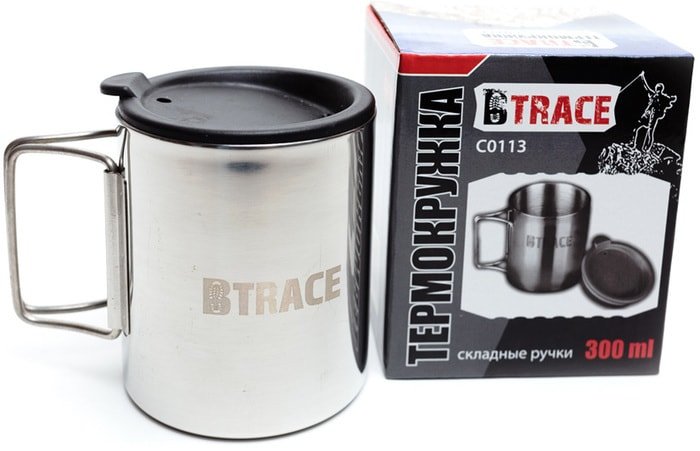 Термокружка BTrace Складные ручки 0.3л