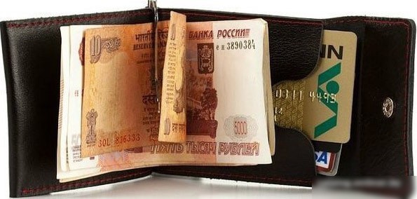 Зажим для денег EZcase One (черный)