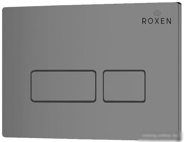 Унитаз подвесной Roxen Porto One Rimless 6 в 1 StounFix Slim 607036 (кнопка: матовая)