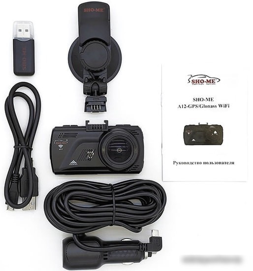 Автомобильный видеорегистратор Sho-Me A12-GPS/GLONASS WiFi