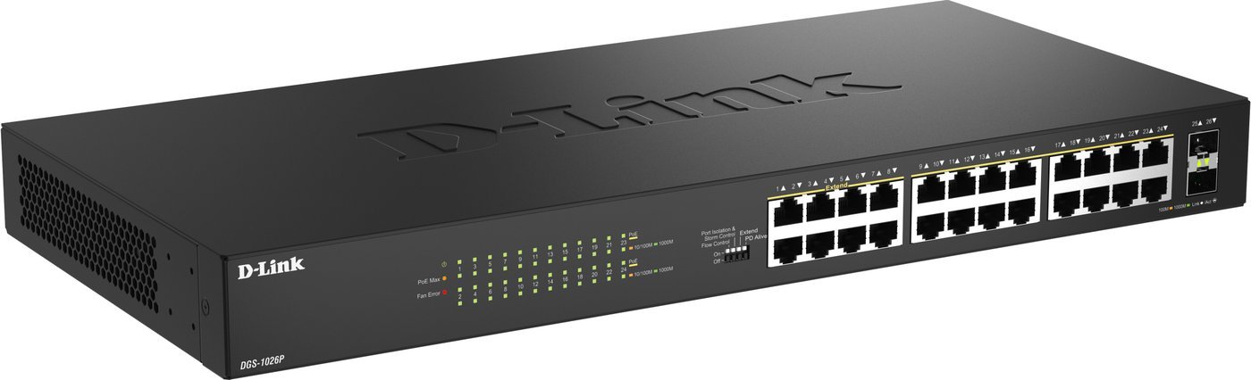 Неуправляемый коммутатор D-Link DGS-1026P/A1A