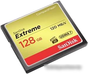 Карта памяти SanDisk Extreme CompactFlash 128GB [SDCFXSB-128G-G46]