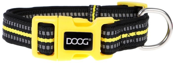 Ошейник Doog Neon Bolt COLBOLT-S (черный/желтый)