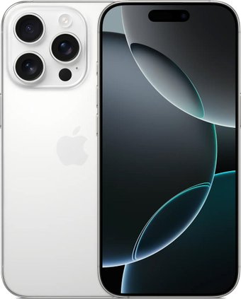Телефон Apple iPhone 16 Pro 128GB (белый титан)