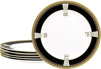 Набор тарелок Lenardi Black Baccara 205-008 (6шт)