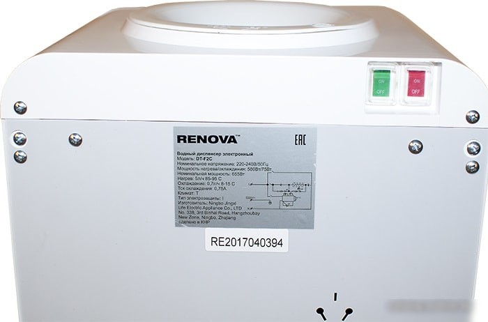 Кулер для воды Renova DT-F2C