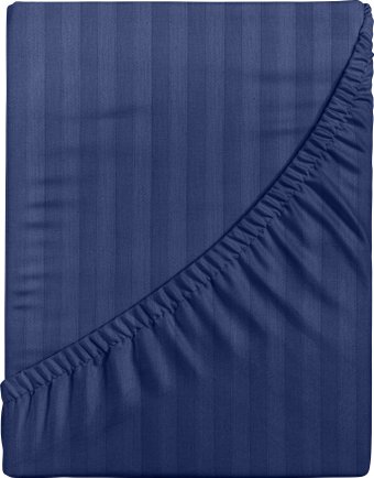 Постельное белье Verossa Stripe На Резинке 140x200x20 747820 (Indigo)