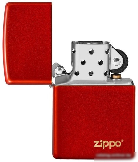 Зажигалка Zippo Classic Metallic Red Zippo Logo 49475ZL