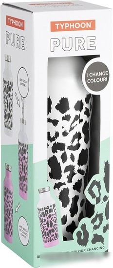 Бутылка для воды Typhoon Pure Colour Change Leopard 1401.762V