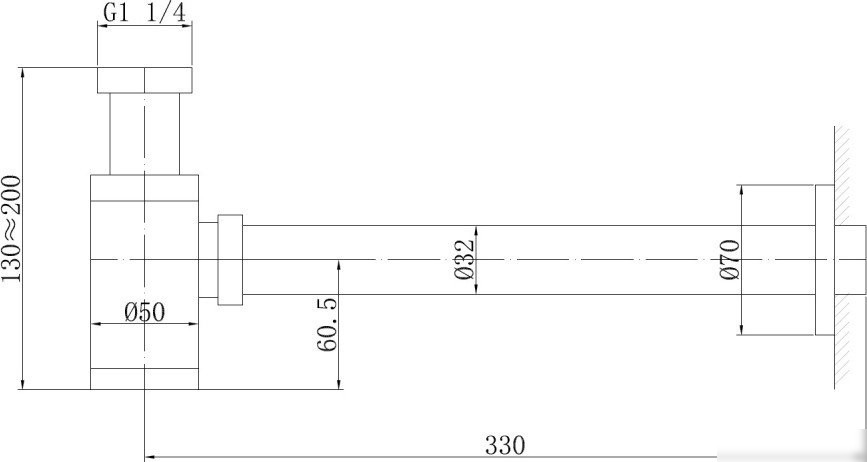 Сифон Abber AF0030B