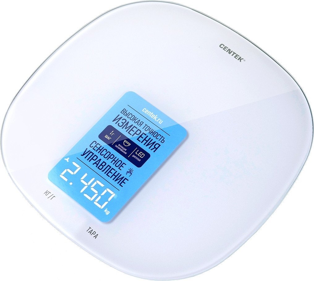 Кухонные весы CENTEK CT-2482 (белый)