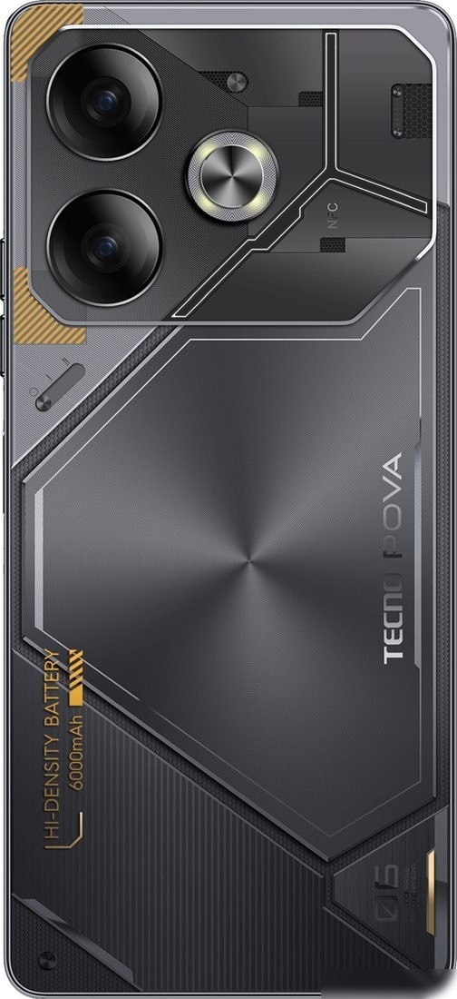 Телефон Tecno Pova 6 8GB/256GB (серый метеорит)