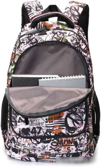 Школьный рюкзак Torber Class X T2743-WHI-BLK