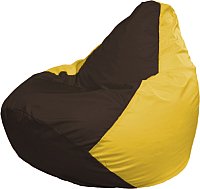 Кресло-мешок Flagman Груша Мега XXXL Г3.1-320 (коричневый/желтый)