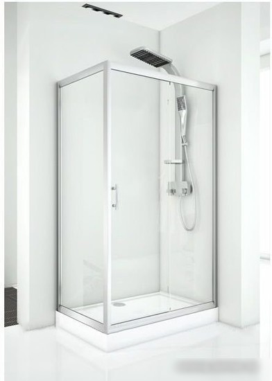Душевой уголок Aquanet Alfa 160x80 NAA1131 (хром/прозрачное стекло)