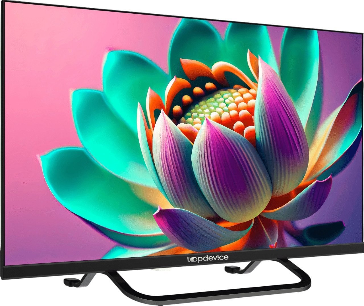 Телевизор Topdevice 24" SMART TV YаOS (черный)