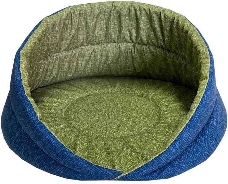Лежак Homepet №1 83137 (45x45x27см, зеленый/синий) Лежак Homepet №1 83137 (45x45x27см, зеленый/синий)