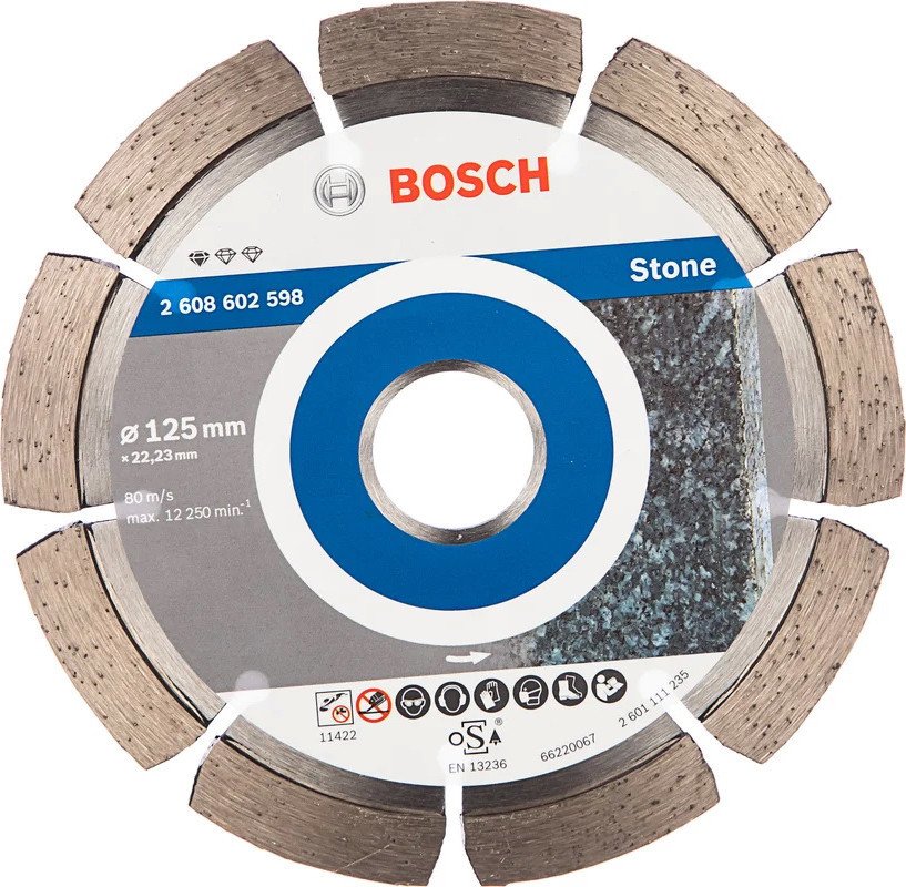 Отрезной диск алмазный Bosch Professional for Stone 2608602598
