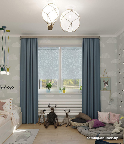 Рулонные шторы Legrand Ирисы 42.5x175 (серый)