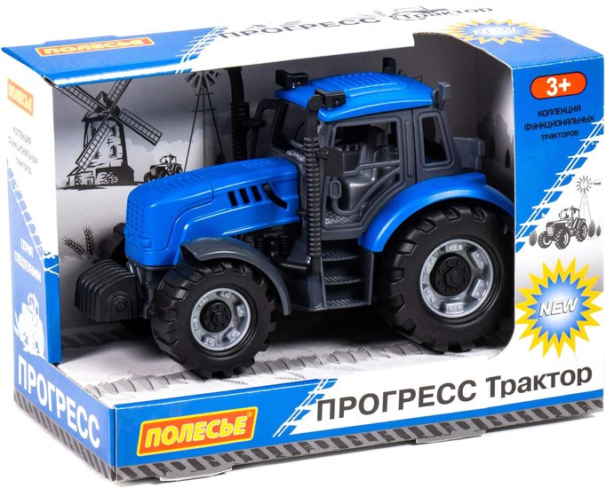 Трактор Полесье Прогресс 91215 (синий)
