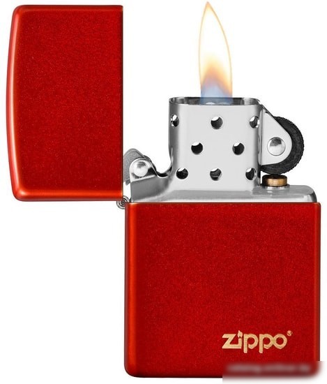 Зажигалка Zippo Classic Metallic Red Zippo Logo 49475ZL