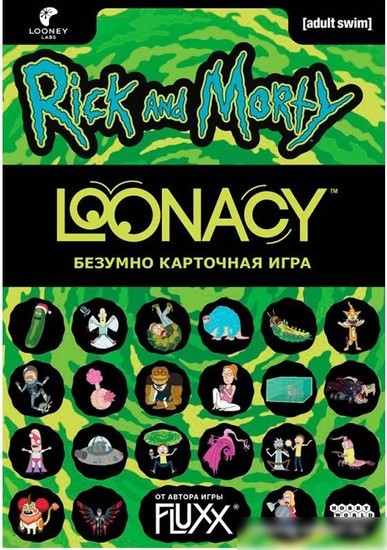 Настольная игра Мир Хобби Loonacy: Рик и Морти