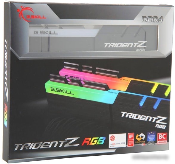 Оперативная память G.Skill Trident Z RGB 2x16GB DDR4 PC4-28800 F4-3600C16D-32GTZRC