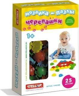 Развивающая игра Stellar Мозаика Черепашки 01058