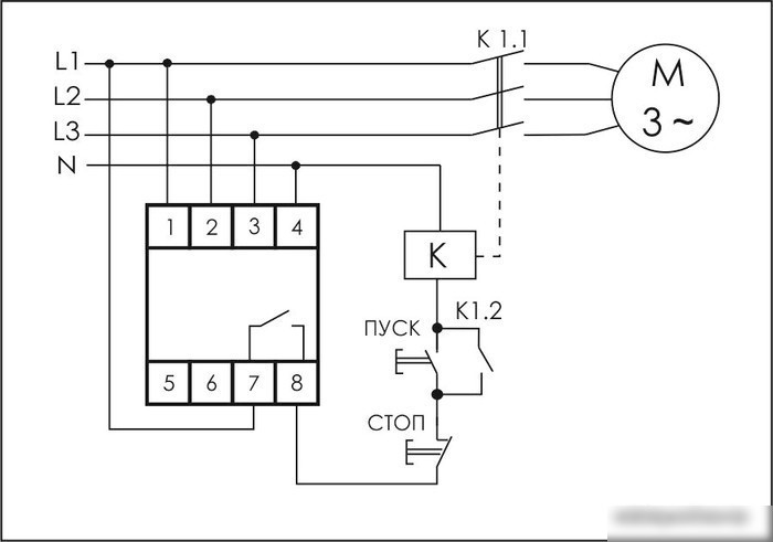 Реле контроля фаз Евроавтоматика F&F CZF-B EA04.001.002